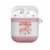 I'm Dreaming Of A Pink Christmas Flamingo Christmas Christmas AirPods Case Xmas Holiday Patterns - Wonder Print Shop