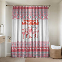 I'm Dreaming Of A Pink Christmas Flamingo Christmas Christmas Bathroom Set Xmas Holiday Patterns - undefined