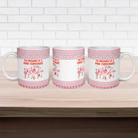 I'm Dreaming Of A Pink Christmas Flamingo Christmas Christmas Ceramic Mug Xmas Holiday Patterns - Wonder Print Shop