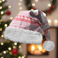 I'm Dreaming Of A Pink Christmas Flamingo Christmas Christmas Santa Hat Xmas Holiday Patterns - Wonder Print Shop
