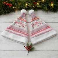 I'm Dreaming Of A Pink Christmas Flamingo Christmas Christmas Santa Hat Xmas Holiday Patterns - Wonder Print Shop