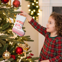 I'm Dreaming Of A Pink Christmas Flamingo Christmas Christmas Stocking Xmas Holiday Patterns - Wonder Print Shop