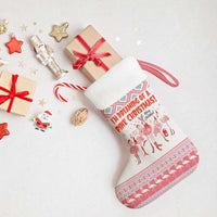 I'm Dreaming Of A Pink Christmas Flamingo Christmas Christmas Stocking Xmas Holiday Patterns - Wonder Print Shop