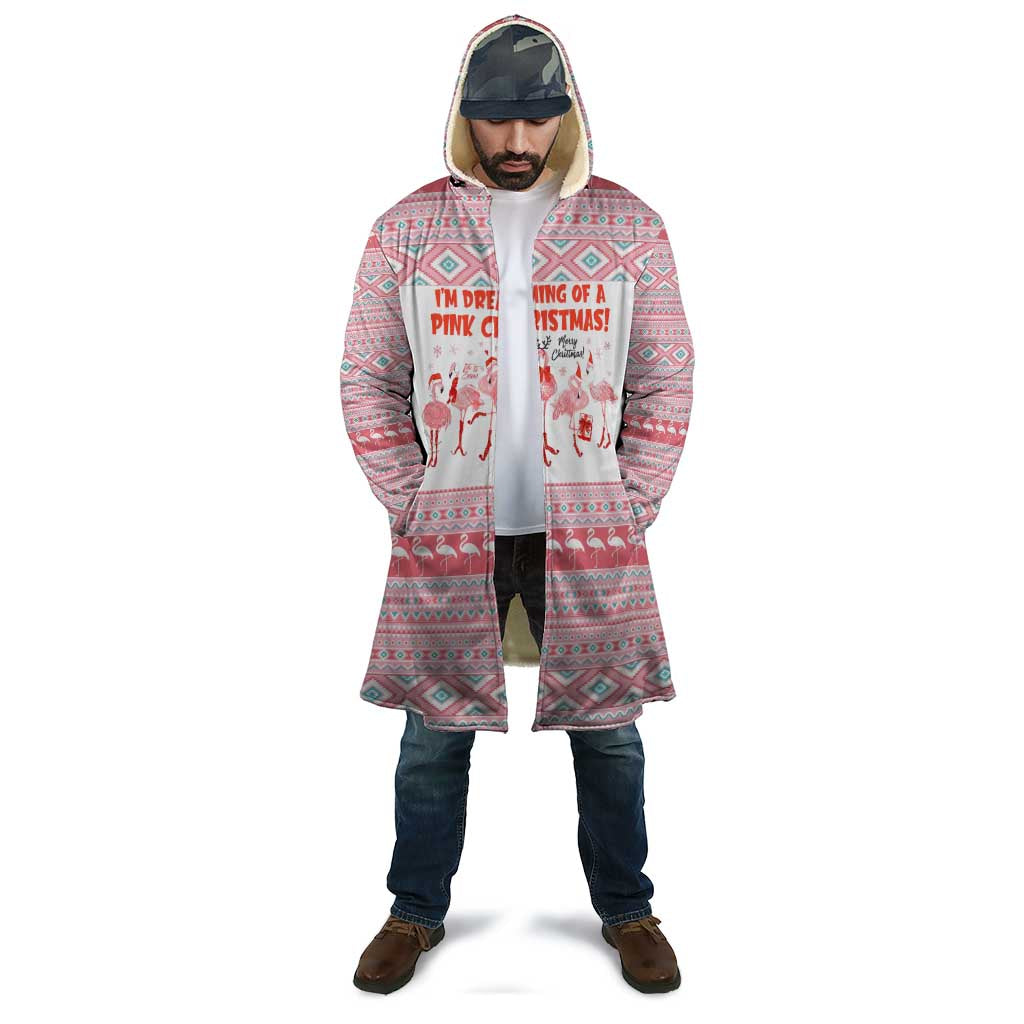 I'm Dreaming Of A Pink Christmas Flamingo Christmas Christmas Cloak Xmas Holiday Patterns - Wonder Print Shop