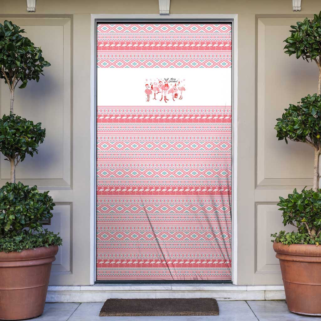 I'm Dreaming Of A Pink Christmas Flamingo Christmas Christmas Door Cover Xmas Holiday Patterns - Wonder Print Shop
