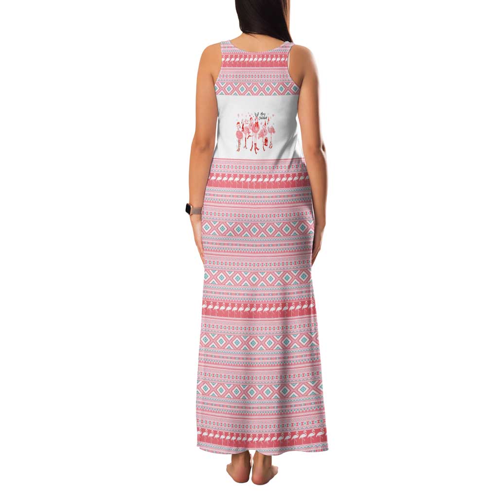 I'm Dreaming Of A Pink Christmas Flamingo Christmas Christmas Family Matching Tank Maxi Dress and Hawaiian Shirt Xmas Holiday Patterns - Wonder Print Shop