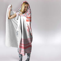 I'm Dreaming Of A Pink Christmas Flamingo Christmas Christmas Hooded Blanket Xmas Holiday Patterns - Wonder Print Shop