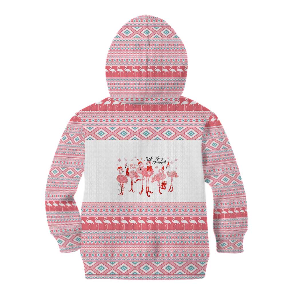 I'm Dreaming Of A Pink Christmas Flamingo Christmas Christmas Kid Hoodie Xmas Holiday Patterns - Wonder Print Shop