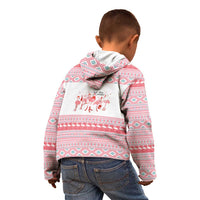 I'm Dreaming Of A Pink Christmas Flamingo Christmas Christmas Kid Hoodie Xmas Holiday Patterns - Wonder Print Shop
