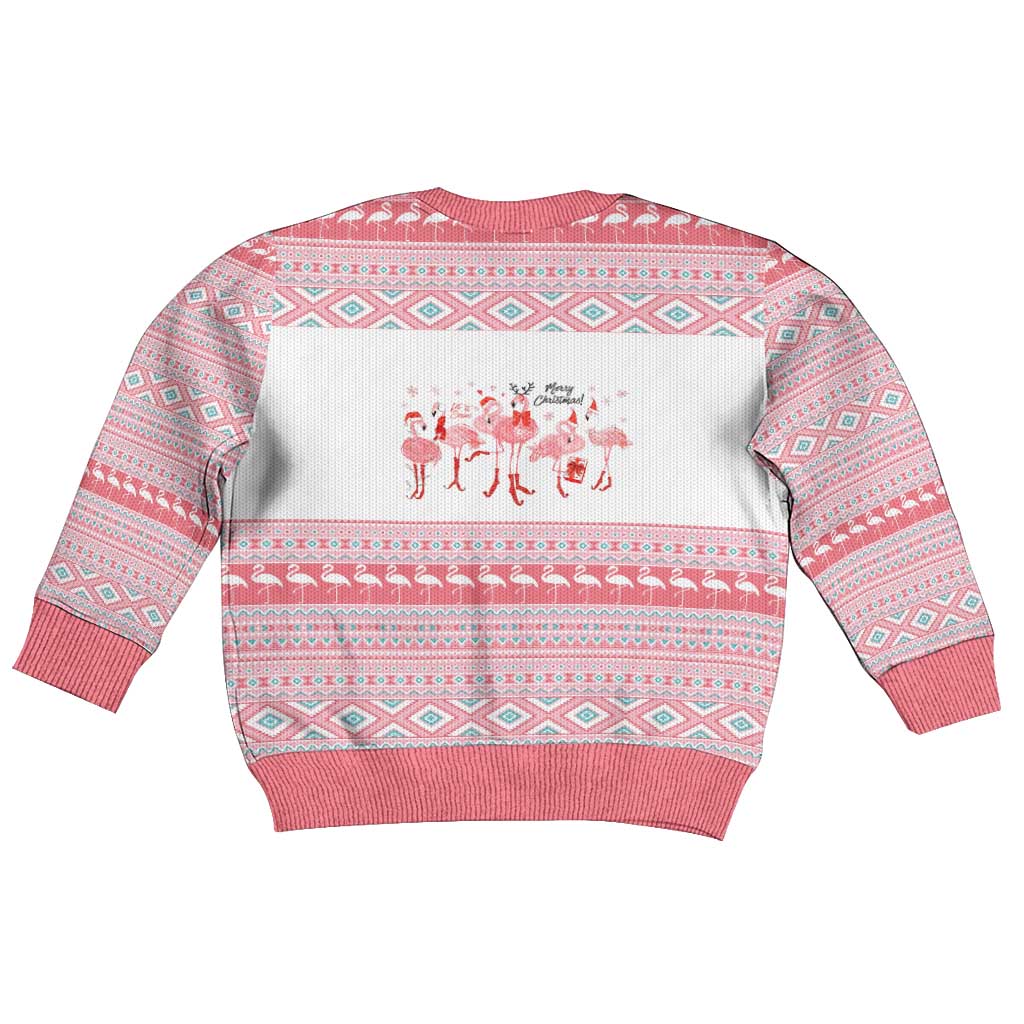 I'm Dreaming Of A Pink Christmas Flamingo Christmas Kid Ugly Christmas Sweater Xmas Holiday Patterns - Wonder Print Shop