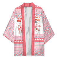 I'm Dreaming Of A Pink Christmas Flamingo Christmas Christmas Kimono Xmas Holiday Patterns - Wonder Print Shop