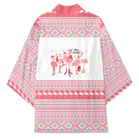 I'm Dreaming Of A Pink Christmas Flamingo Christmas Christmas Kimono Xmas Holiday Patterns - Wonder Print Shop
