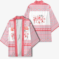 I'm Dreaming Of A Pink Christmas Flamingo Christmas Christmas Kimono Xmas Holiday Patterns - Wonder Print Shop
