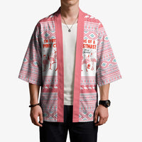 I'm Dreaming Of A Pink Christmas Flamingo Christmas Christmas Kimono Xmas Holiday Patterns - Wonder Print Shop