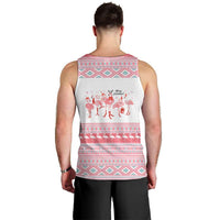 I'm Dreaming Of A Pink Christmas Flamingo Christmas Christmas Men Tank Top Xmas Holiday Patterns - Wonder Print Shop