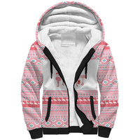 I'm Dreaming Of A Pink Christmas Flamingo Christmas Christmas Sherpa Hoodie Xmas Holiday Patterns - Wonder Print Shop