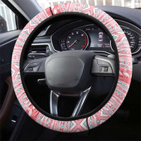 I'm Dreaming Of A Pink Christmas Flamingo Christmas Christmas Steering Wheel Cover Xmas Holiday Patterns - Wonder Print Shop