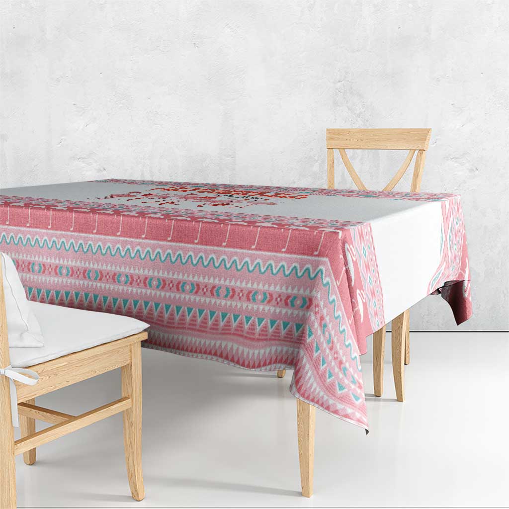 I'm Dreaming Of A Pink Christmas Flamingo Christmas Christmas Tablecloth Xmas Holiday Patterns - Wonder Print Shop