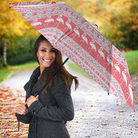 I'm Dreaming Of A Pink Christmas Flamingo Christmas Christmas Umbrella Xmas Holiday Patterns - Wonder Print Shop