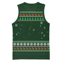 Ight Imma Head Out Santa Funny Christmas Christmas Basketball Jersey Xmas Holiday Patterns - Wonder Print Shop