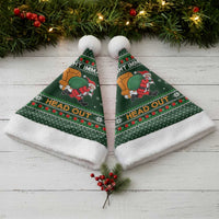 Ight Imma Head Out Santa Funny Christmas Christmas Santa Hat Xmas Holiday Patterns - Wonder Print Shop