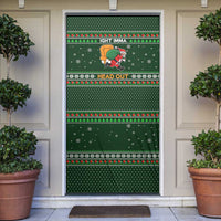 Ight Imma Head Out Santa Funny Christmas Christmas Door Cover Xmas Holiday Patterns - Wonder Print Shop