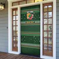 Ight Imma Head Out Santa Funny Christmas Christmas Door Cover Xmas Holiday Patterns - Wonder Print Shop