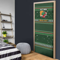 Ight Imma Head Out Santa Funny Christmas Christmas Door Cover Xmas Holiday Patterns - Wonder Print Shop