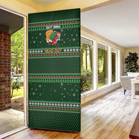 Ight Imma Head Out Santa Funny Christmas Christmas Door Cover Xmas Holiday Patterns - Wonder Print Shop