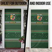 Ight Imma Head Out Santa Funny Christmas Christmas Door Cover Xmas Holiday Patterns - Wonder Print Shop