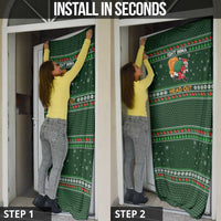 Ight Imma Head Out Santa Funny Christmas Christmas Door Cover Xmas Holiday Patterns - Wonder Print Shop