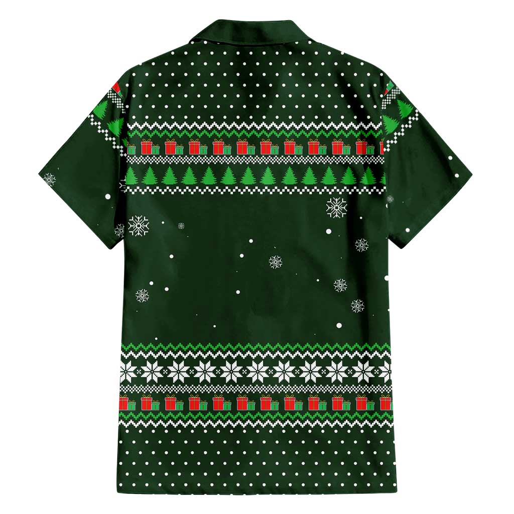 Ight Imma Head Out Santa Funny Christmas Christmas Family Matching Mermaid Dress and Hawaiian Shirt Xmas Holiday Patterns - Wonder Print Shop