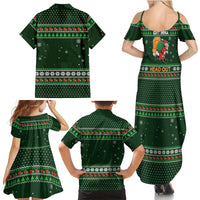 Ight Imma Head Out Santa Funny Christmas Christmas Family Matching Summer Maxi Dress and Hawaiian Shirt Xmas Holiday Patterns - Wonder Print Shop