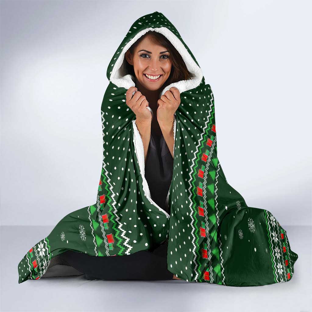 Ight Imma Head Out Santa Funny Christmas Christmas Hooded Blanket Xmas Holiday Patterns - Wonder Print Shop