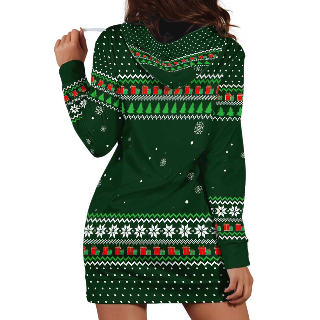 Ight Imma Head Out Santa Funny Christmas Christmas Hoodie Dress Xmas Holiday Patterns - Wonder Print Shop