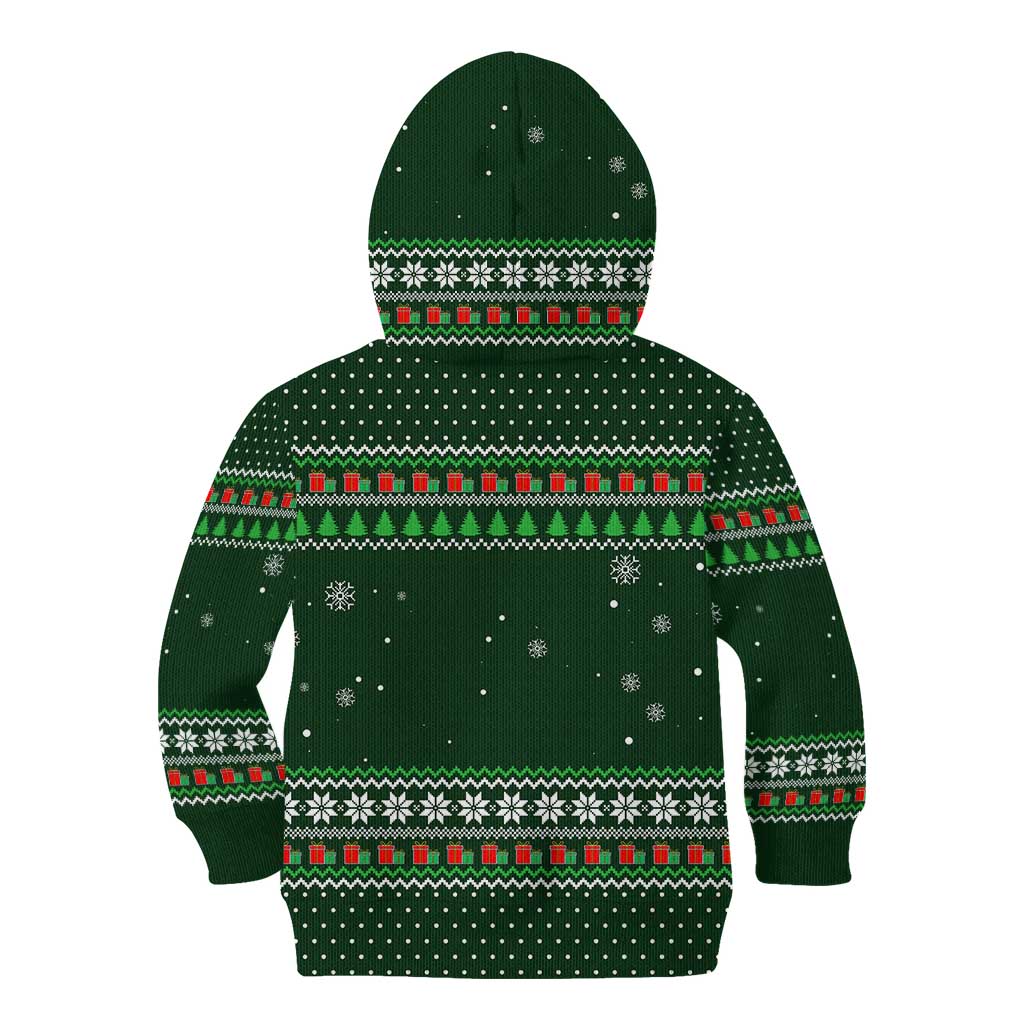 Ight Imma Head Out Santa Funny Christmas Christmas Kid Hoodie Xmas Holiday Patterns - Wonder Print Shop