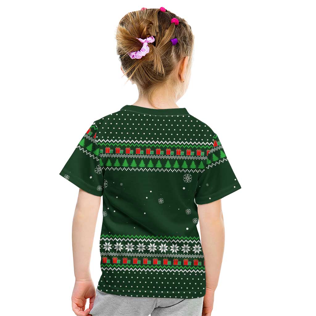 Ight Imma Head Out Santa Funny Christmas Christmas Kid T Shirt Xmas Holiday Patterns - Wonder Print Shop
