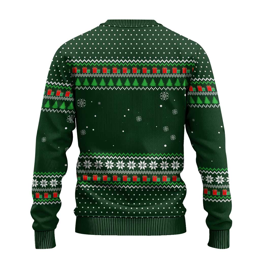 Ight Imma Head Out Santa Funny Christmas Ugly Christmas Sweater Xmas Holiday Patterns - Wonder Print Shop