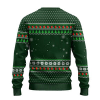 Ight Imma Head Out Santa Funny Christmas Ugly Christmas Sweater Xmas Holiday Patterns - Wonder Print Shop