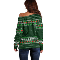 Ight Imma Head Out Santa Funny Christmas Christmas Off Shoulder Sweater Xmas Holiday Patterns - Wonder Print Shop