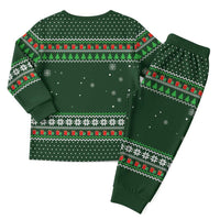Ight Imma Head Out Santa Funny Christmas Christmas Pajama Set Xmas Holiday Patterns - Wonder Print Shop
