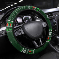 Ight Imma Head Out Santa Funny Christmas Christmas Steering Wheel Cover Xmas Holiday Patterns - Wonder Print Shop