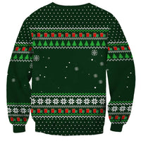 Ight Imma Head Out Santa Funny Christmas Christmas Sweatshirt Xmas Holiday Patterns - Wonder Print Shop