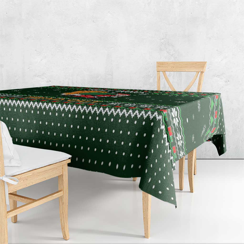Ight Imma Head Out Santa Funny Christmas Christmas Tablecloth Xmas Holiday Patterns - Wonder Print Shop