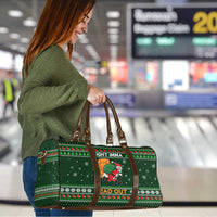 Ight Imma Head Out Santa Funny Christmas Christmas Travel Bag Xmas Holiday Patterns - Wonder Print Shop