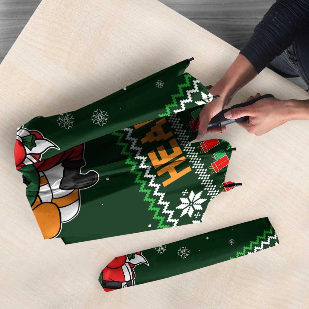 Ight Imma Head Out Santa Funny Christmas Christmas Umbrella Xmas Holiday Patterns - Wonder Print Shop