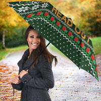 Ight Imma Head Out Santa Funny Christmas Christmas Umbrella Xmas Holiday Patterns - Wonder Print Shop