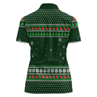 Ight Imma Head Out Santa Funny Christmas Christmas Women Polo Shirt Xmas Holiday Patterns - Wonder Print Shop
