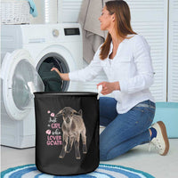 Who Loves Goat Just A Girl Christmas Trees Christmas Christmas Laundry Basket Xmas Holiday Patterns - Wonder Print Shop