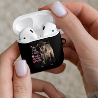 Who Loves Goat Just A Girl Christmas Trees Christmas Christmas AirPods Case Xmas Holiday Patterns - Wonder Print Shop